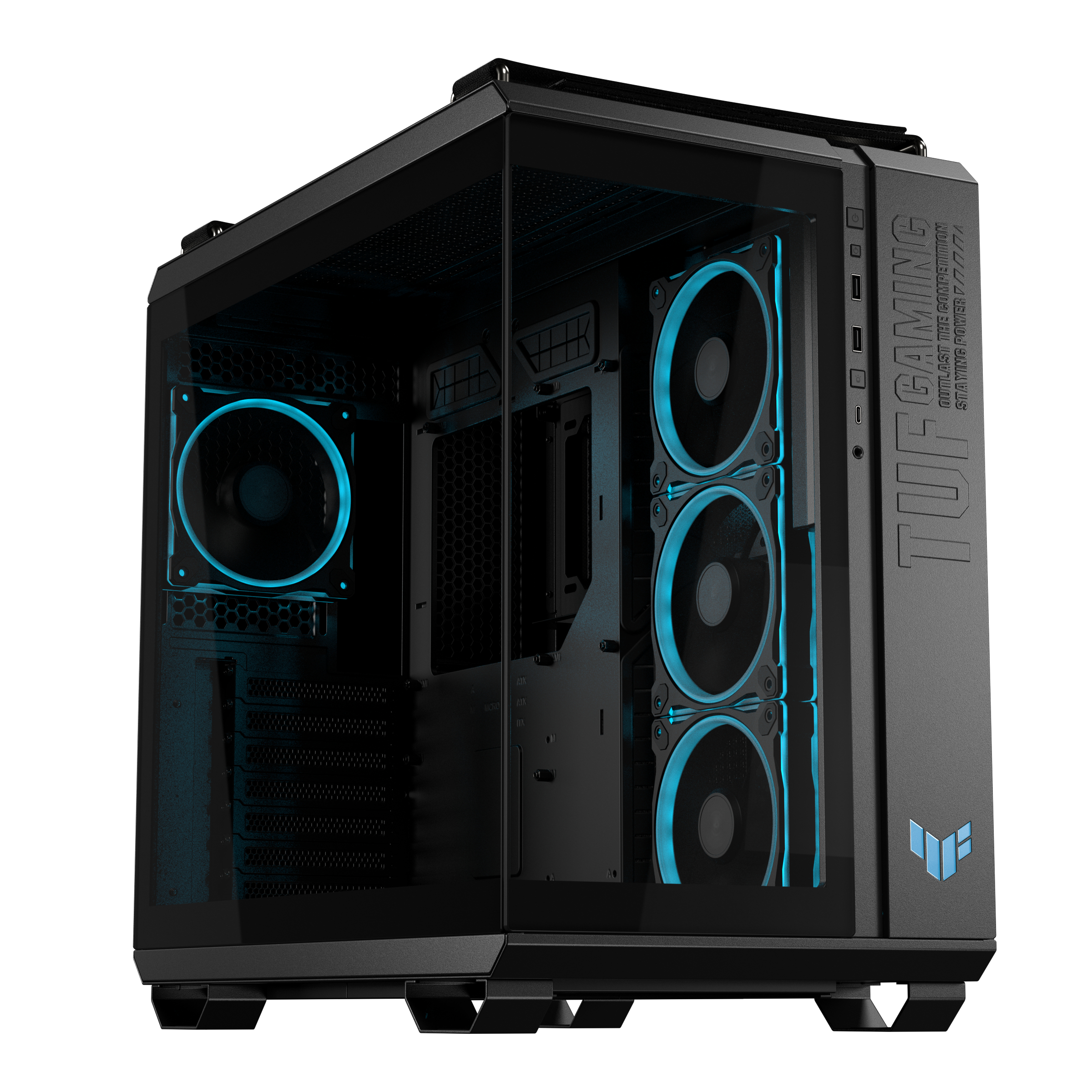 ASUS GEH TUF GAMING GT502 HORIZON TG ARGB BLACK