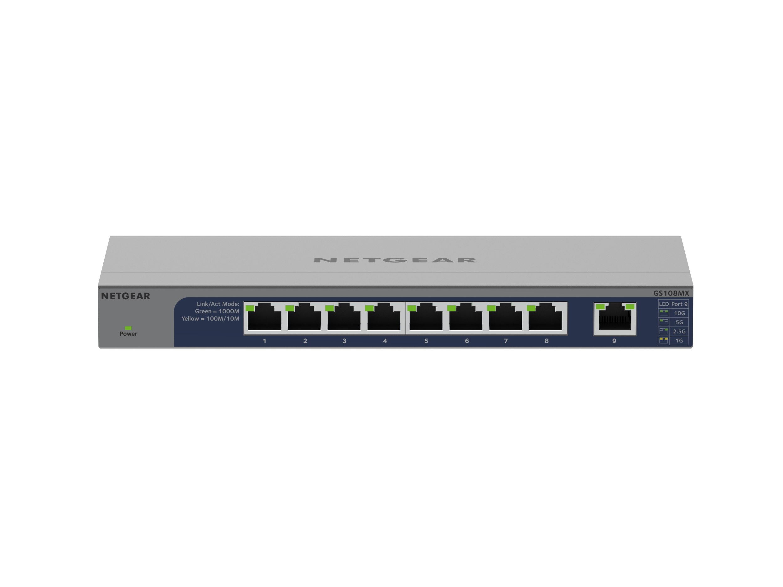 8X 1G PORT UNMANAGED SWITCH 10G/MULTI-GIG UPLINK PORT