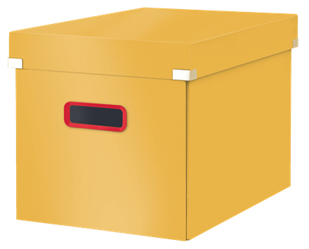 LEITZ Click & Store Cosy Aufbewahrungsbox 32,5 l gelb 32,0 x 36,0 x 31,0 cm, 1 St.