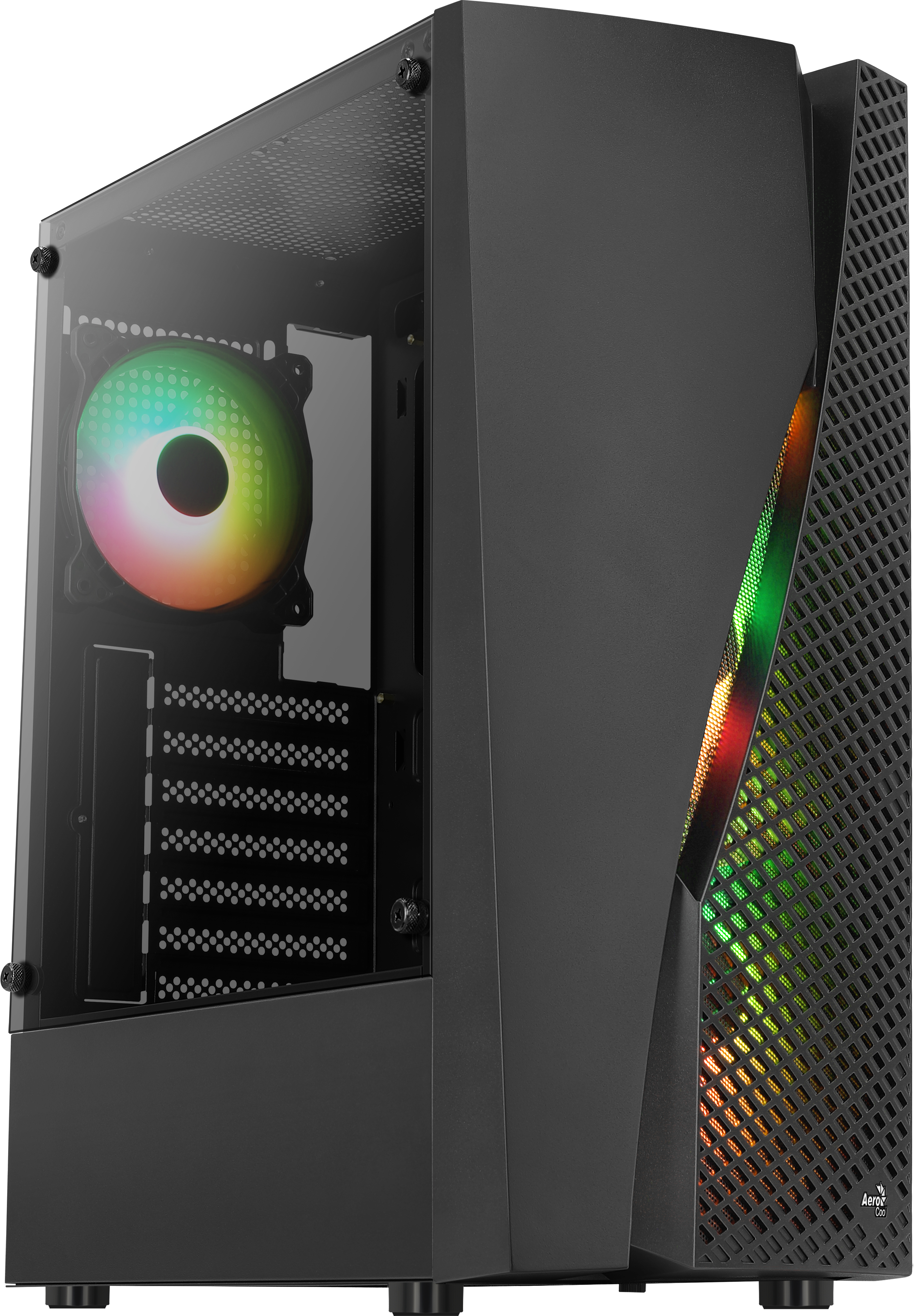 AeroCool Geh Midi Wave V3 (B/Win/RGB)mi.ATX/ATX/ITX