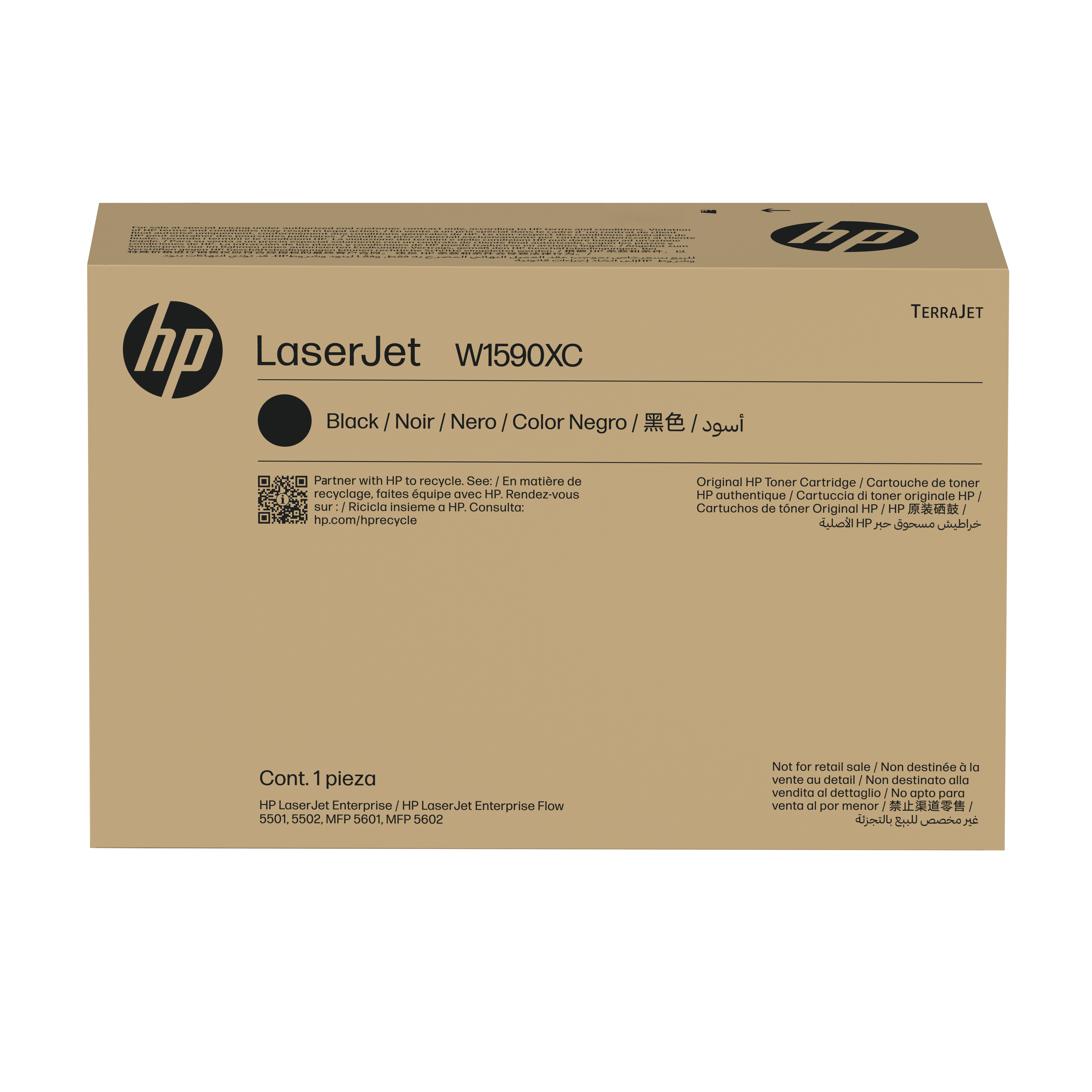 HP 159X (W1590X) schwarz Tonerkartusche