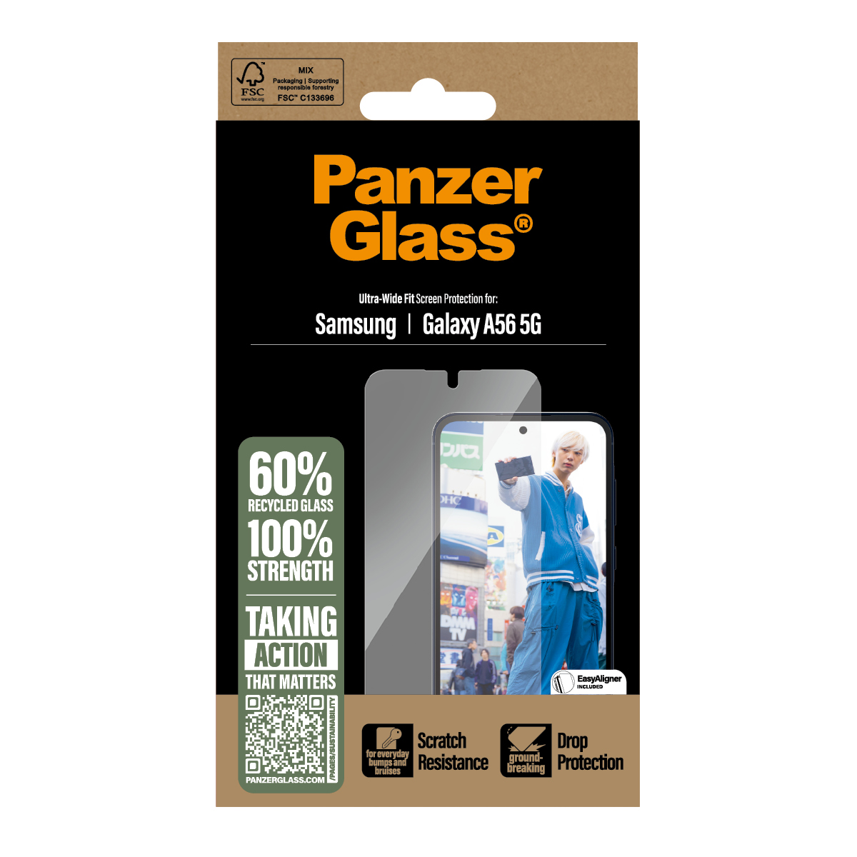 PANZERGLASS SCREEN PROTECTOR SAMSUNG NEW A55 5G ULTRA ULTRA-W