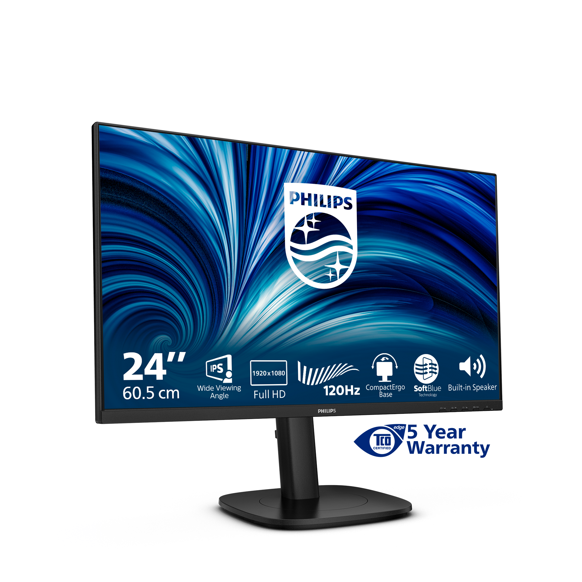 Philips 60,5cm (23,8) 24B2N3200J 16:09 HDMI+DP+USB VGA bl