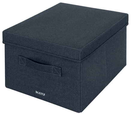LEITZ Aufbewahrungsboxen grau 28,5 x 38,0 x 20,3 cm, 2 St.