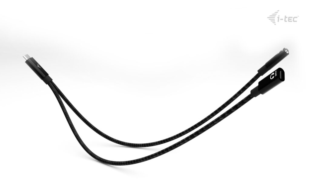I-TEC USB-C SPLITTER AUDIO/DATA WITH POWER DELIVERY 100W
