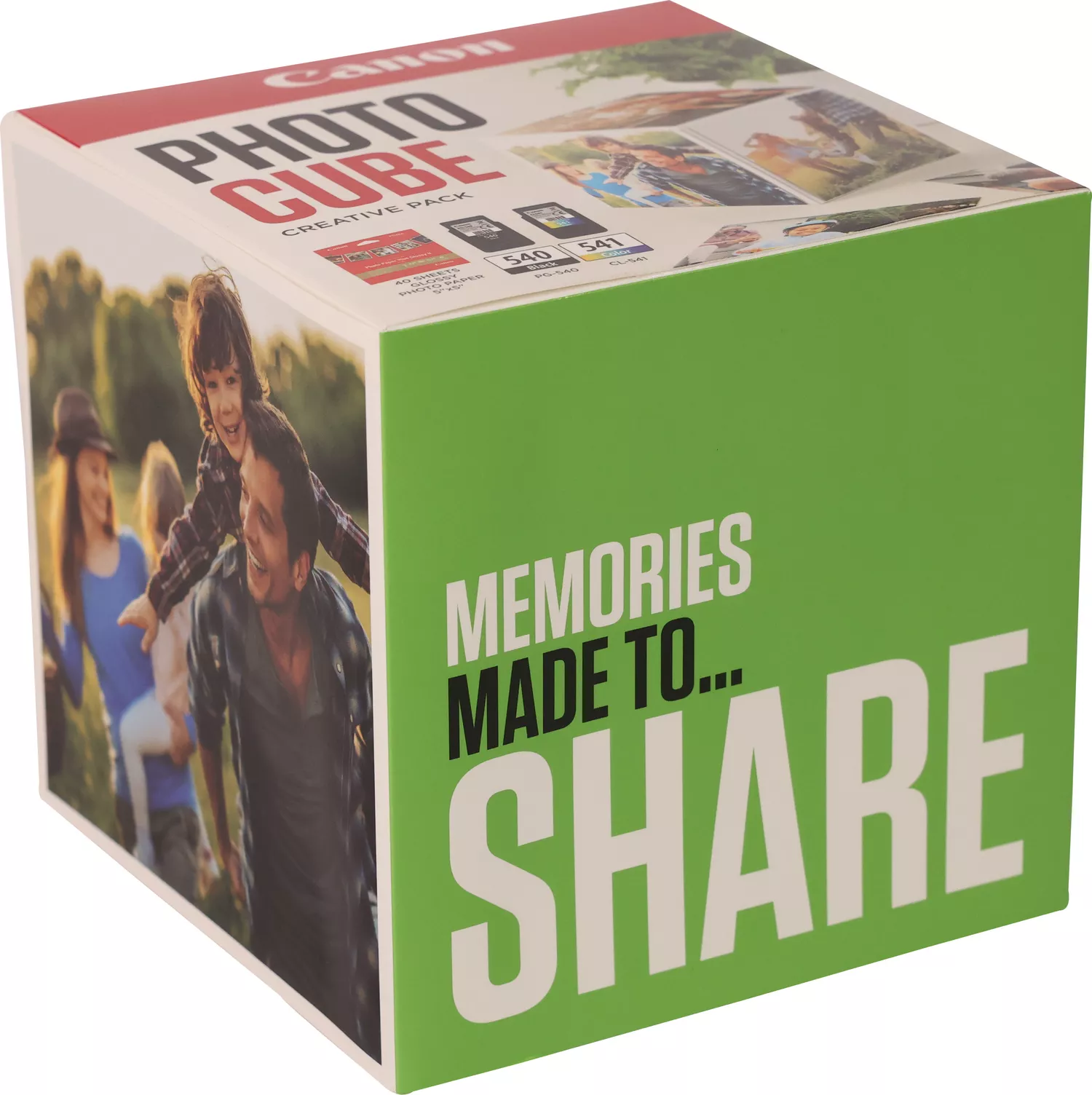 PG-540/CL-541 PHOTO CUBE CREATIVE PACK WHITE GREEN (5X5 P