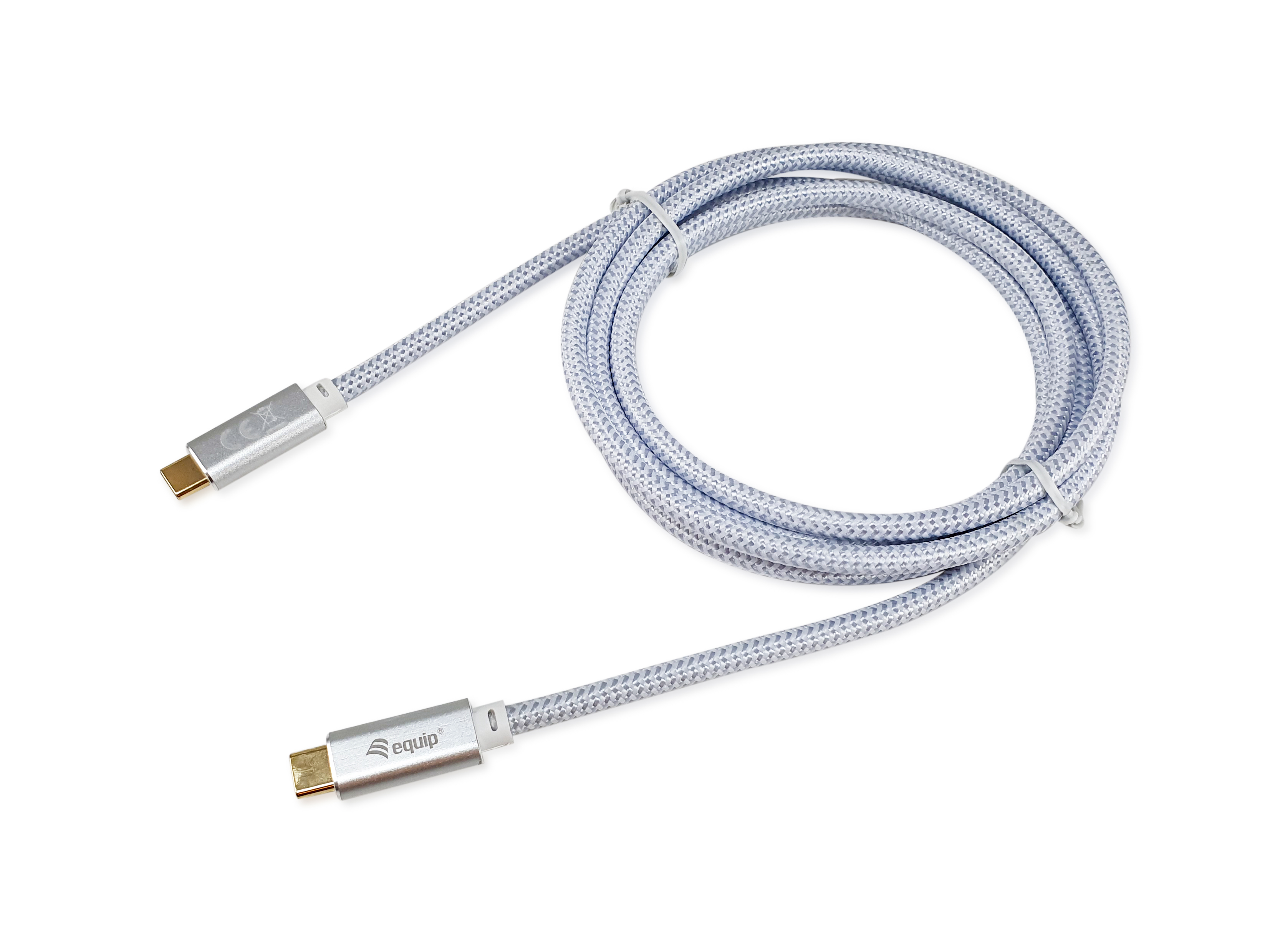 Equip Kabel USB-C3.2->C Gen2 4K PD100W St/St 3.00m weiß