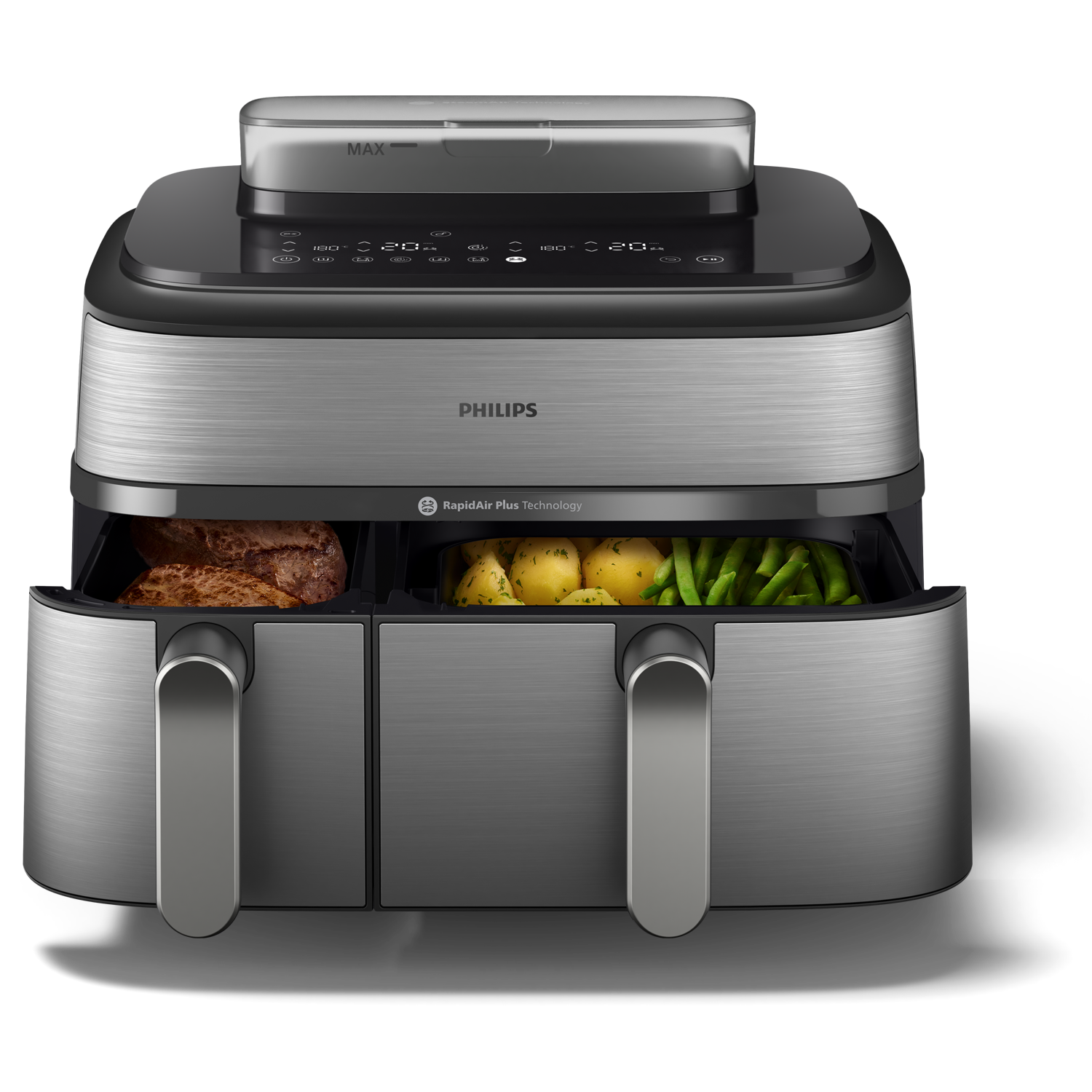 PHILIPS NA555/00 5000 Series mit 2 Kammern Heißluftfritteuse