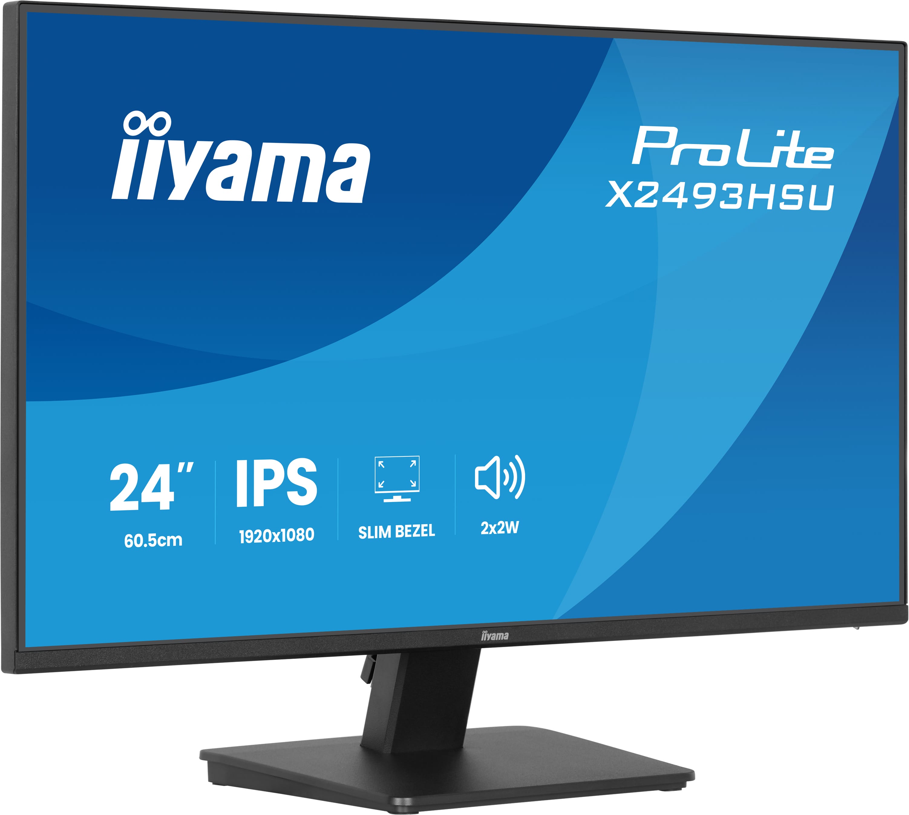 IIYAMA 60.5cm (24) X2493HSU-B1 16:10 HDMI+DP+2xUSB IPS