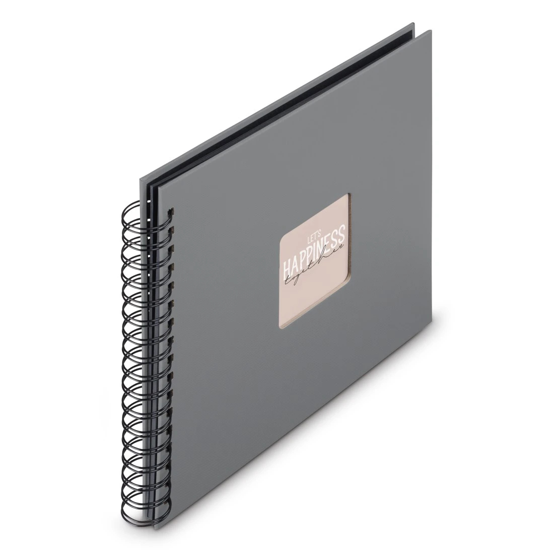 hama Fotoalbum Fine Art neutral 28,0 x 24,0 cm, 50 schwarze Seiten