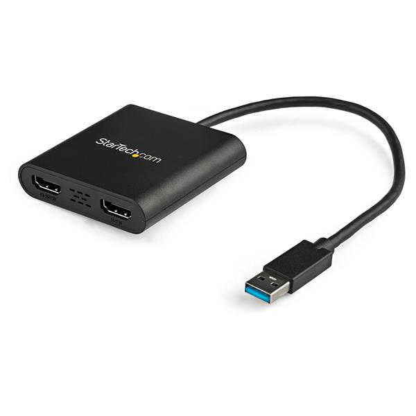 STARTECH.COM USB to Dual HDMI Adapter - 4K