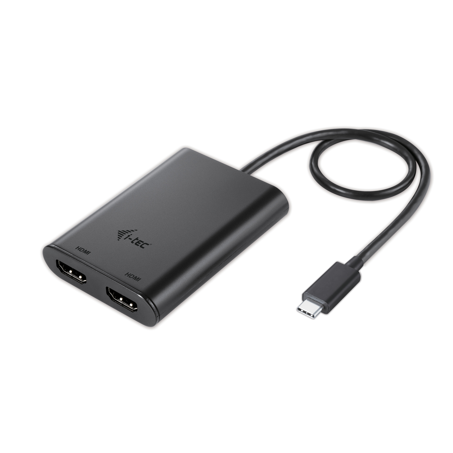I-TEC USB C auf Dual HDMI Port VideoAdapter 2x HDMI Port 4K Ultra HD kompatibel mit Thunderbolt 3