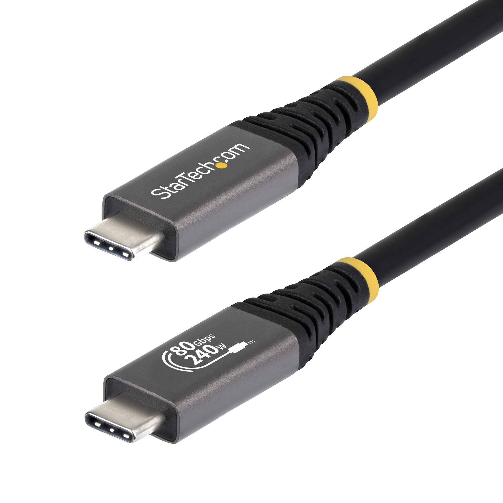 StarTech.com USB4 Kabel 1,5m 80Gbps 240W PD Schwarz