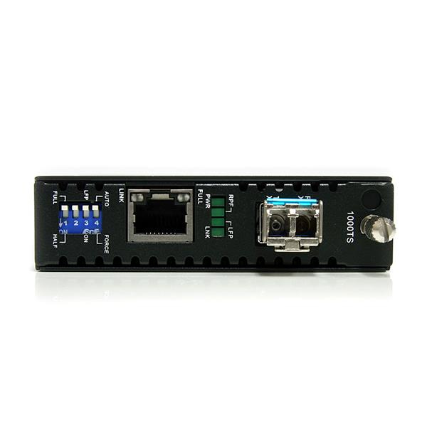 STARTECH.COM LWL / Glasfaser Medienkonverter - 1000 Mbit/s Gigabit Ethernet Medienkonverter LC 550m - 1000Base-LX Multimode