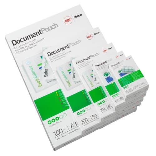 GBC Laminierfolien glänzend für Kreditkartenformat 125 micron, 100 St.