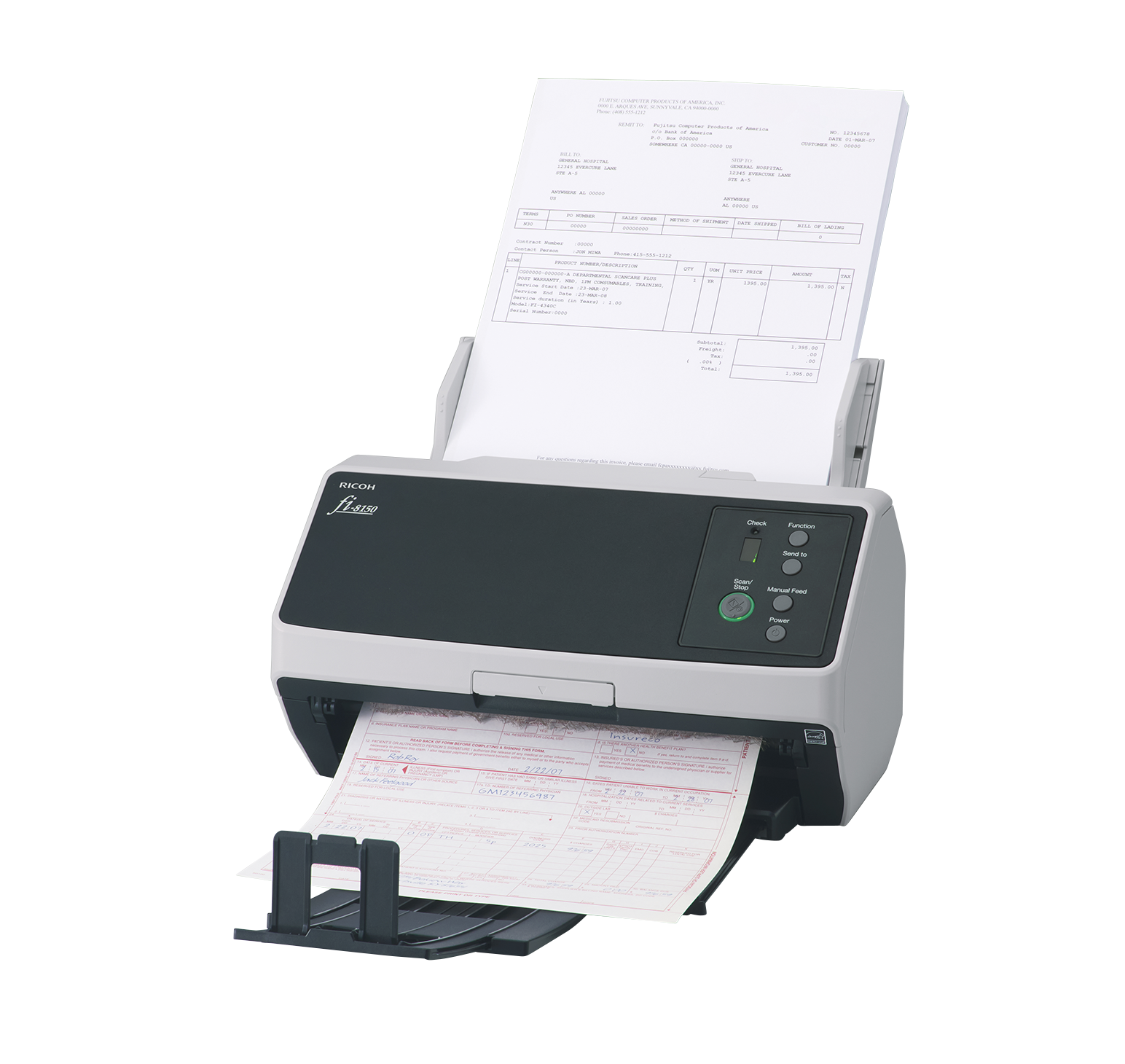 RICOH fi-8150 Scanner A4 50ppm (P)