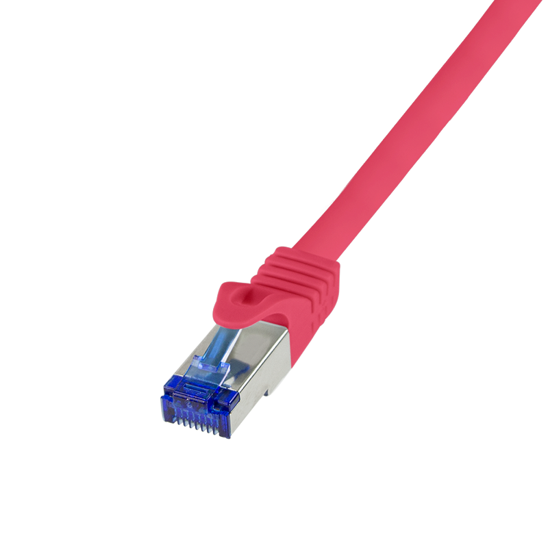 Logilink Patchkabel Ultraflex, Cat.6A, S/FTP, rot, 0,5 m