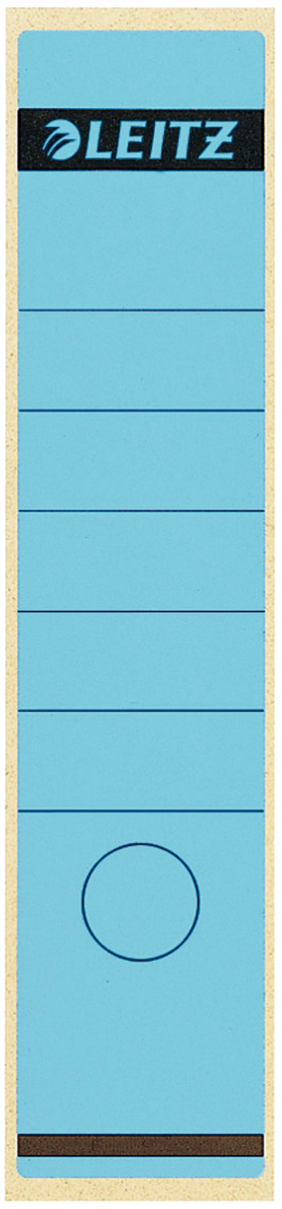 LEITZ Ordneretiketten 1640 blau für 8,0 cm Rückenbreite, 10 St.