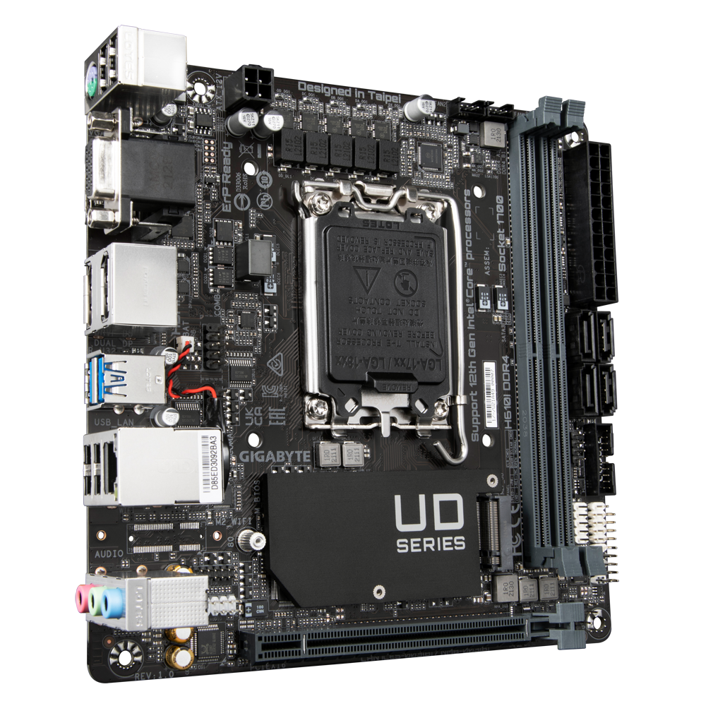 Gigabyte H610I DDR4 (H610,S1700,mITX,DDR4)