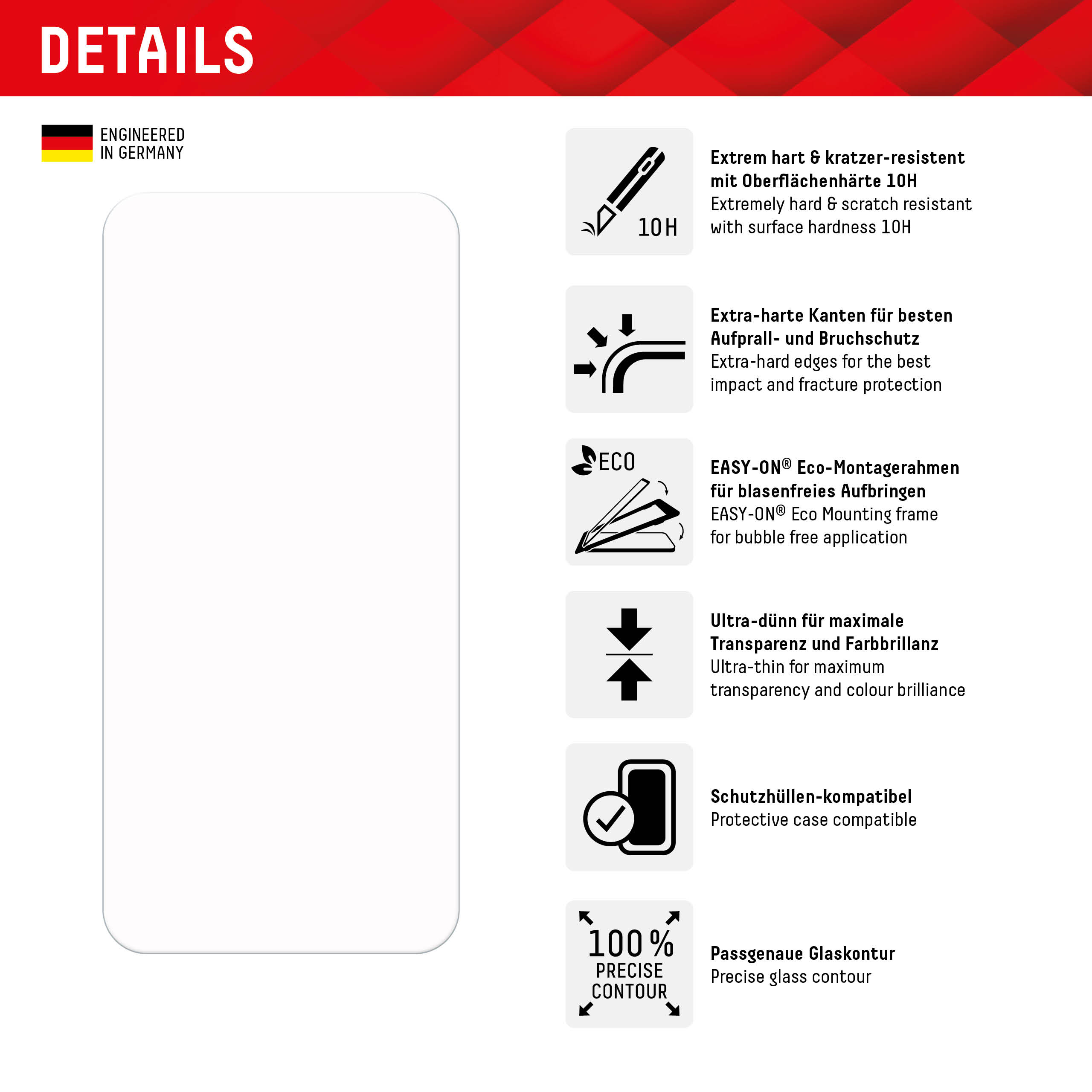 DISPLEX REAL GLASS + CASE SAMSUNG GALAXY S23 FE