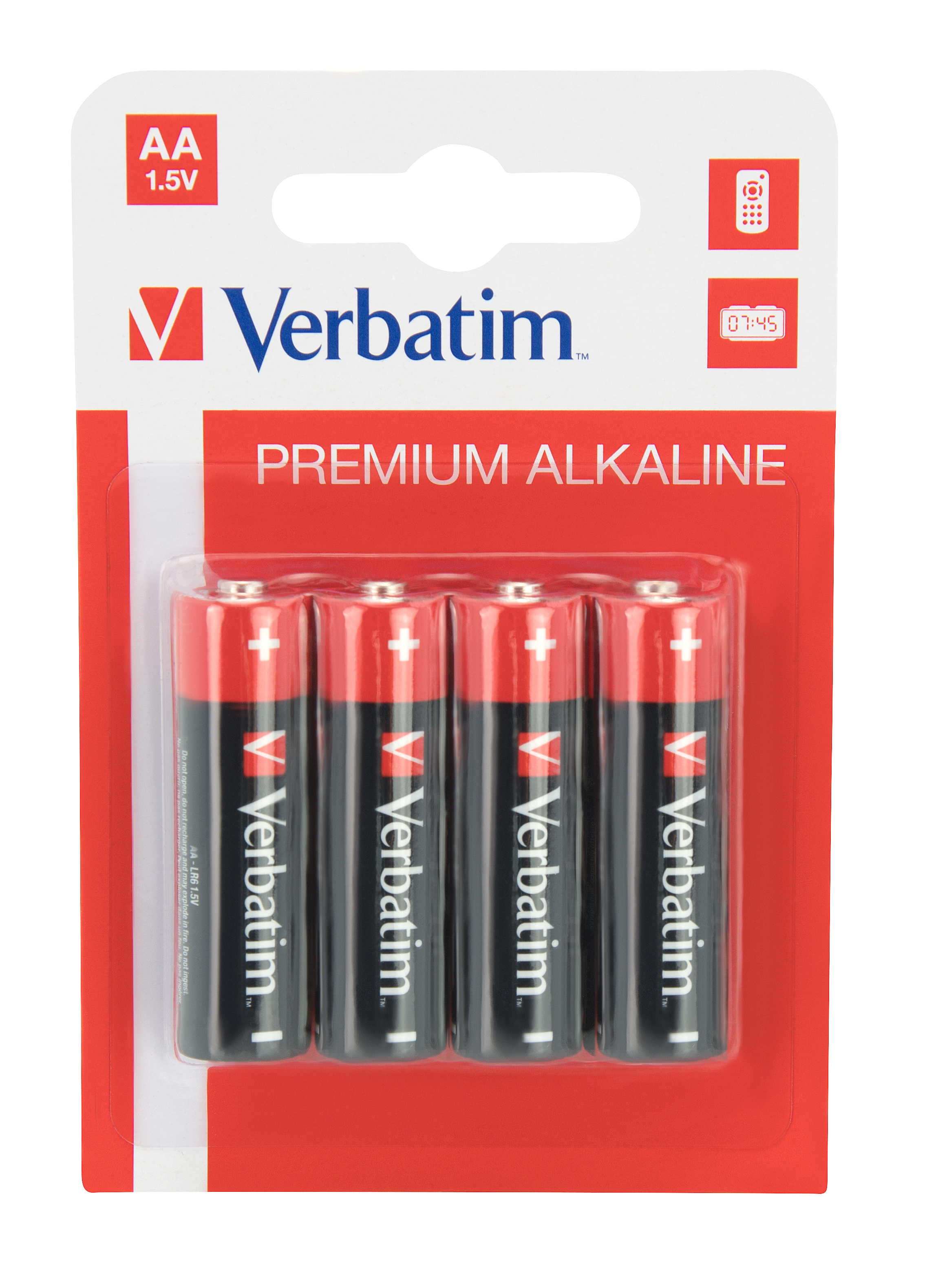 Batterie AA Verbatim Alkalibatterien 4er Pack retail
