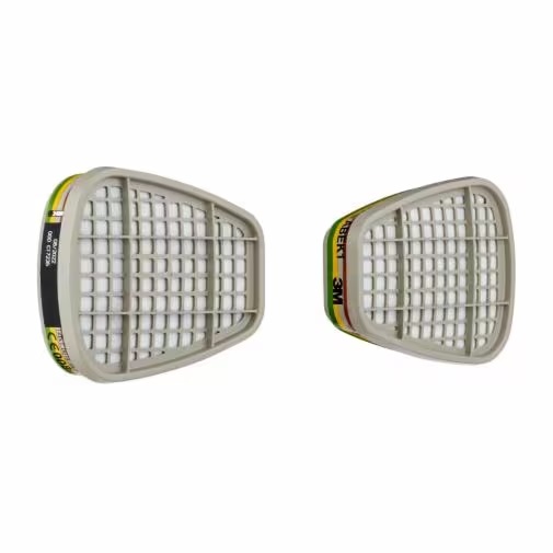 3M Filter für Atemschutzmasken 6059 ABEK1 EN 14387:2004 + A1:2008 ABEK1, 1 Paar