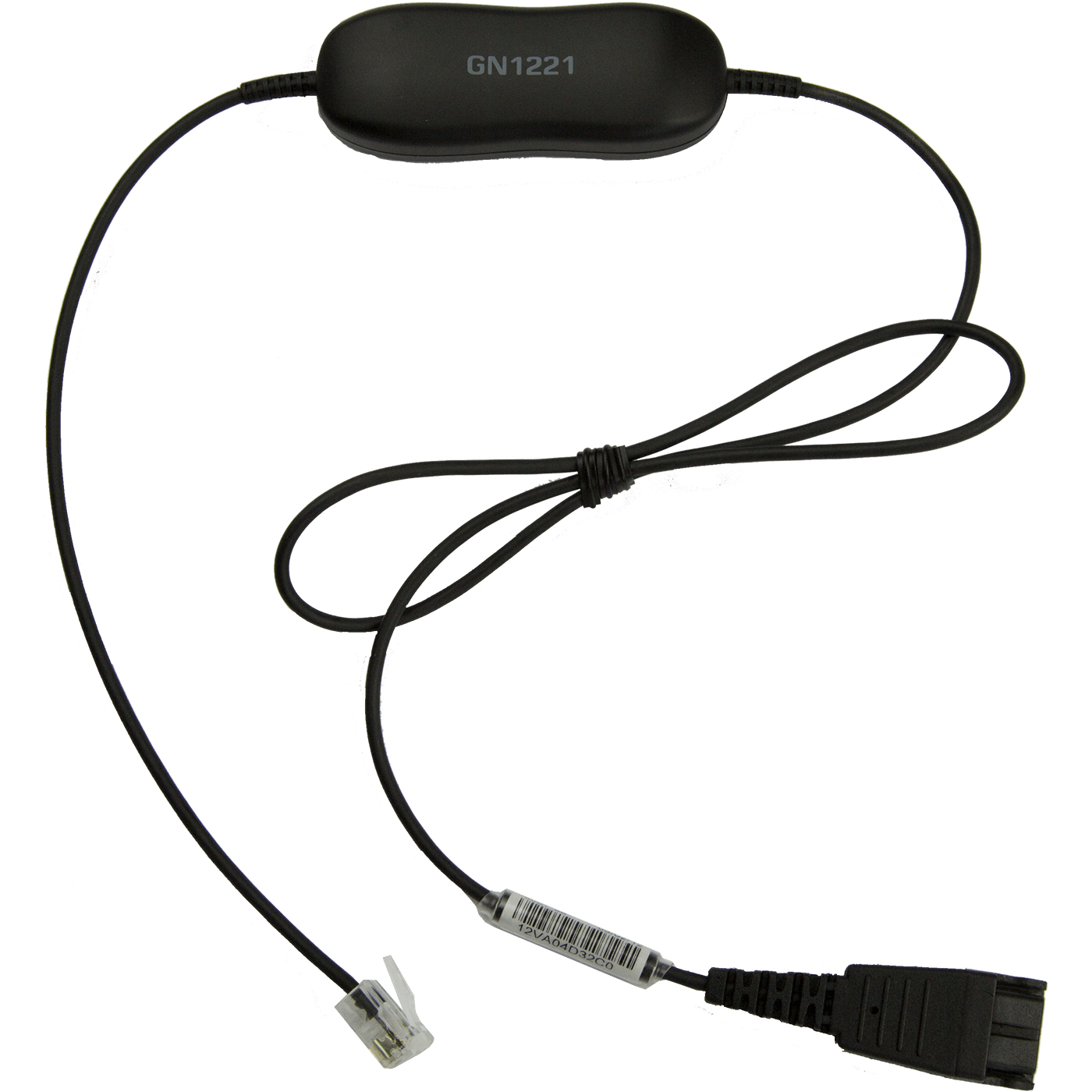Jabra Smart Cord, QD auf RJ9, glatt 0,8 Meter