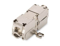CAT6A FIELD TERMINATION COUPLER 500 MHZ SHIELDED 26X35X80MM