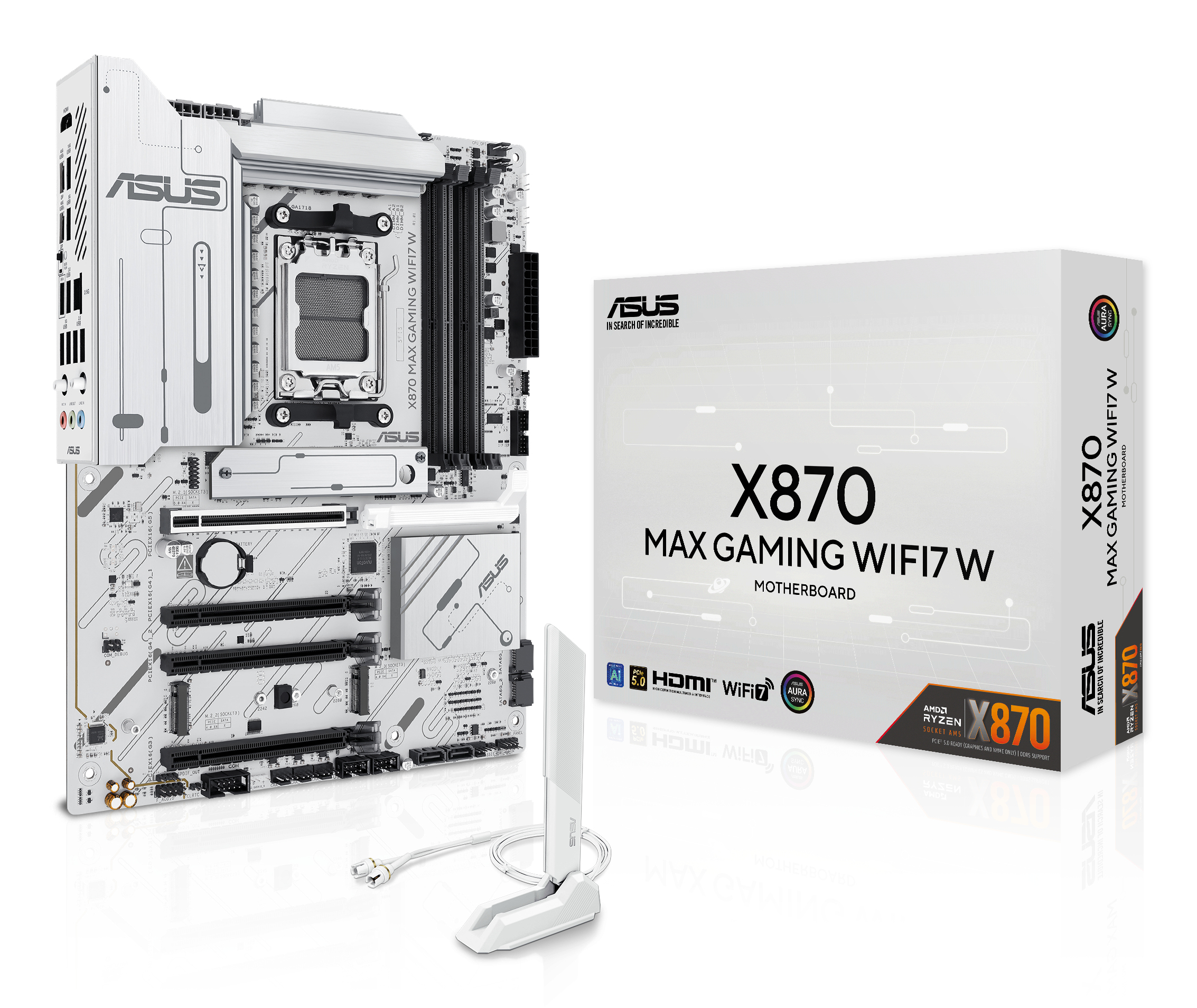 X870 MAX GAMING WIFI7 W, Mainboard