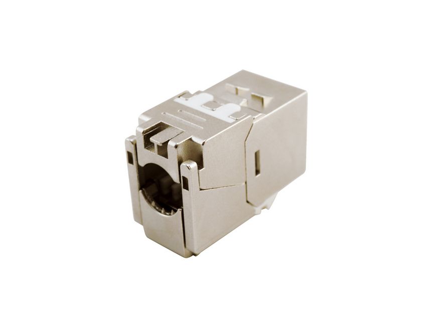 Equip Keystone Jack geschirmt Cat6A LSA schlank wzf.8Stk sil
