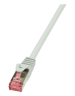Logilink Patchkabel CAT6 S/FTP AWG27 PIMF 15,00m grau