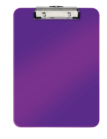 LEITZ Klemmbrett WOW 3971 DIN A4 violett Kunststoff, 1 St.