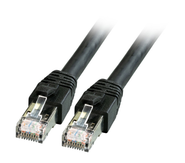 CAT8.1 SFTP RJ45 5M BLACK PATCHCABLE CU LSZH 2000MHZ