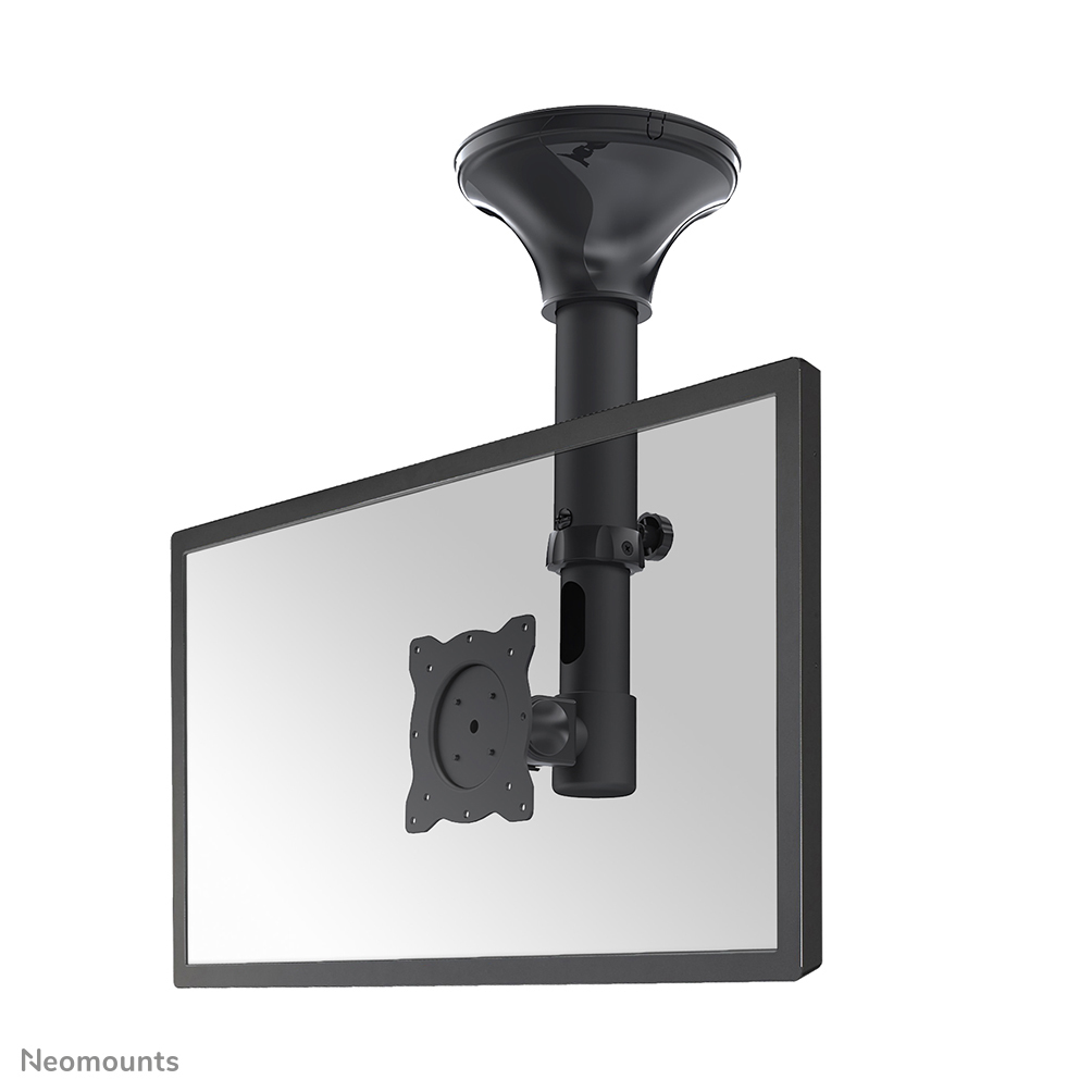 NEOMOUNTS FPMA-C025BLACK Ceiling Mount für Flatscreens 25,4-76,2cm 10-30Zoll 1 pivot max 12kg VESA 75x75 or 100x100mm sch