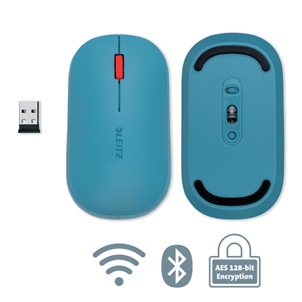 LEITZ Cosy Maus kabellos blau