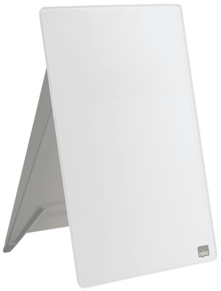 nobo Schreibtisch-Whiteboard Notiz 21,6 x 29,7 cm brillant weiß Glas
