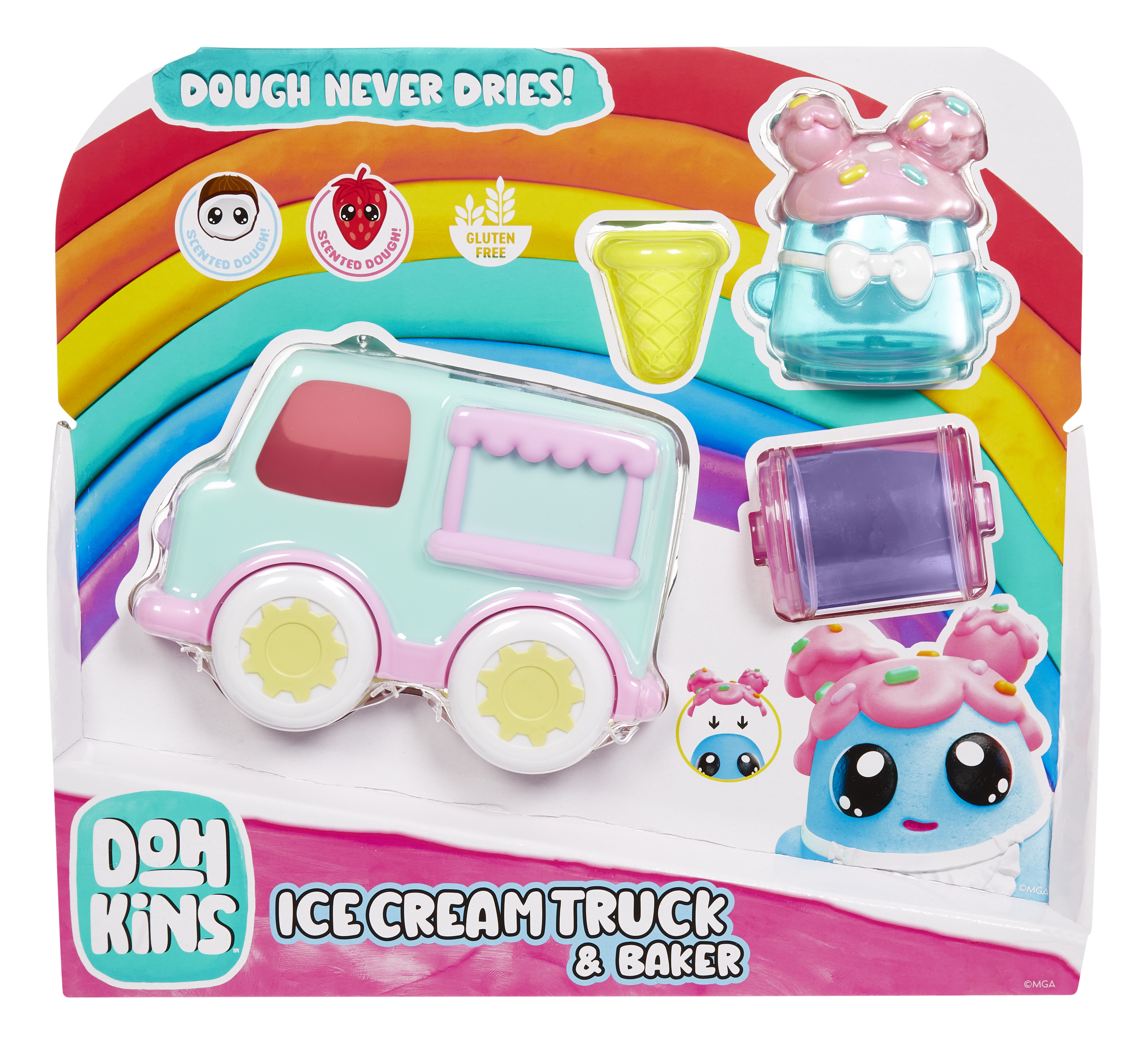 DohKins Ice Cream Truck & Baker, Kneten