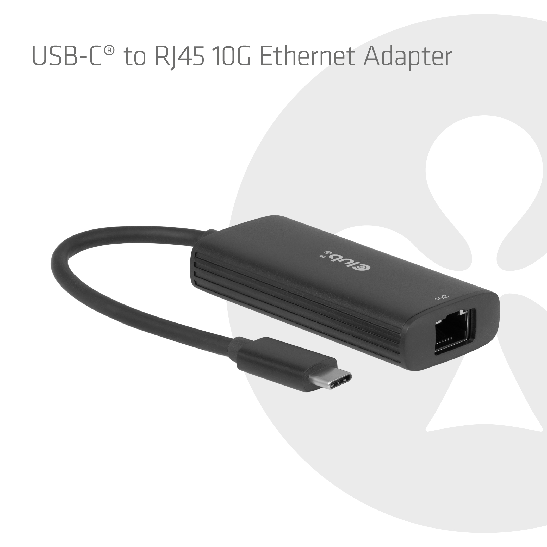 Club3D Adapter USB-C > RJ45 10Gbps St/Bu retail