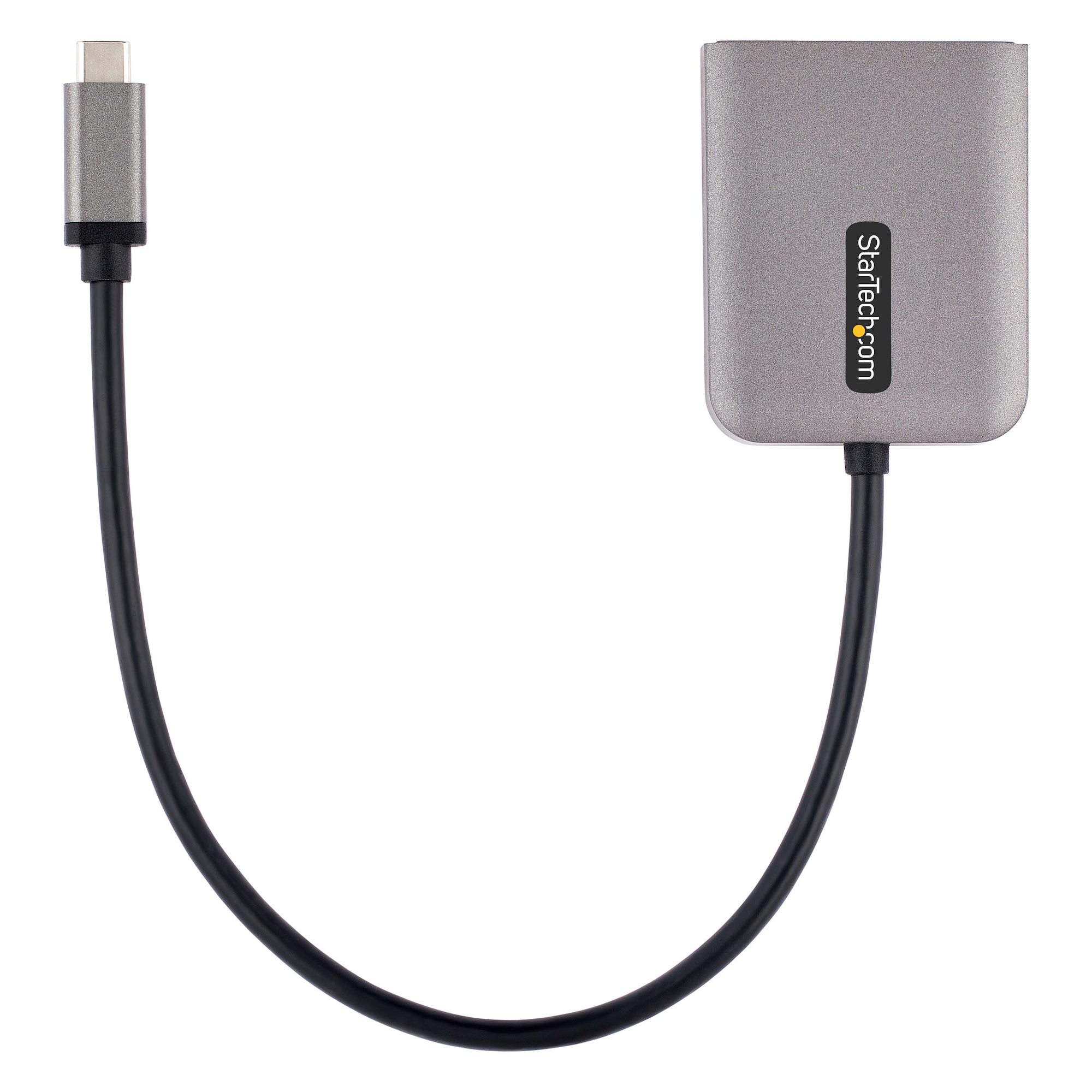 STARTECH.COM 2-Port USB-C MST Hub - USB-C auf DisplayPort Adapter/Splitter - USB-C Adapter/Hub Dual 4K Monitor mit DP1.4 - 30cm