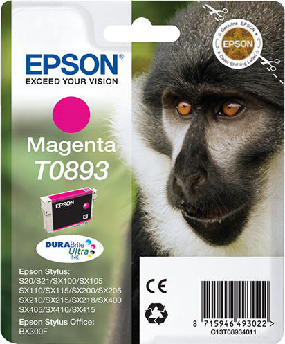 EPSON T0893 (Affe) magenta Druckerpatrone