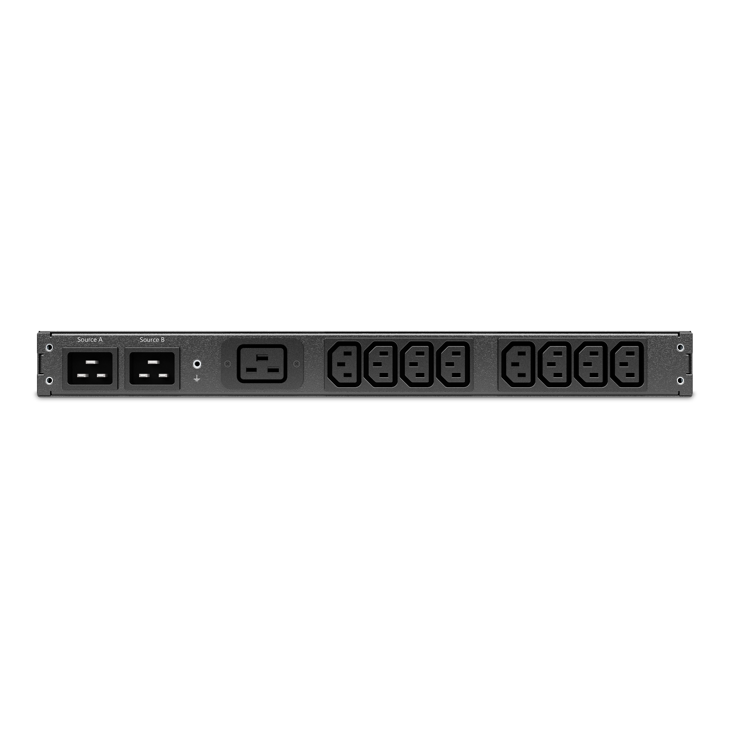 APC NetShelter Automatic transfer switch Rack AC 207-253V 3700VA 1-phase Ethernet 10/100/1000 USB oc 9 1U 2.44m cord Black