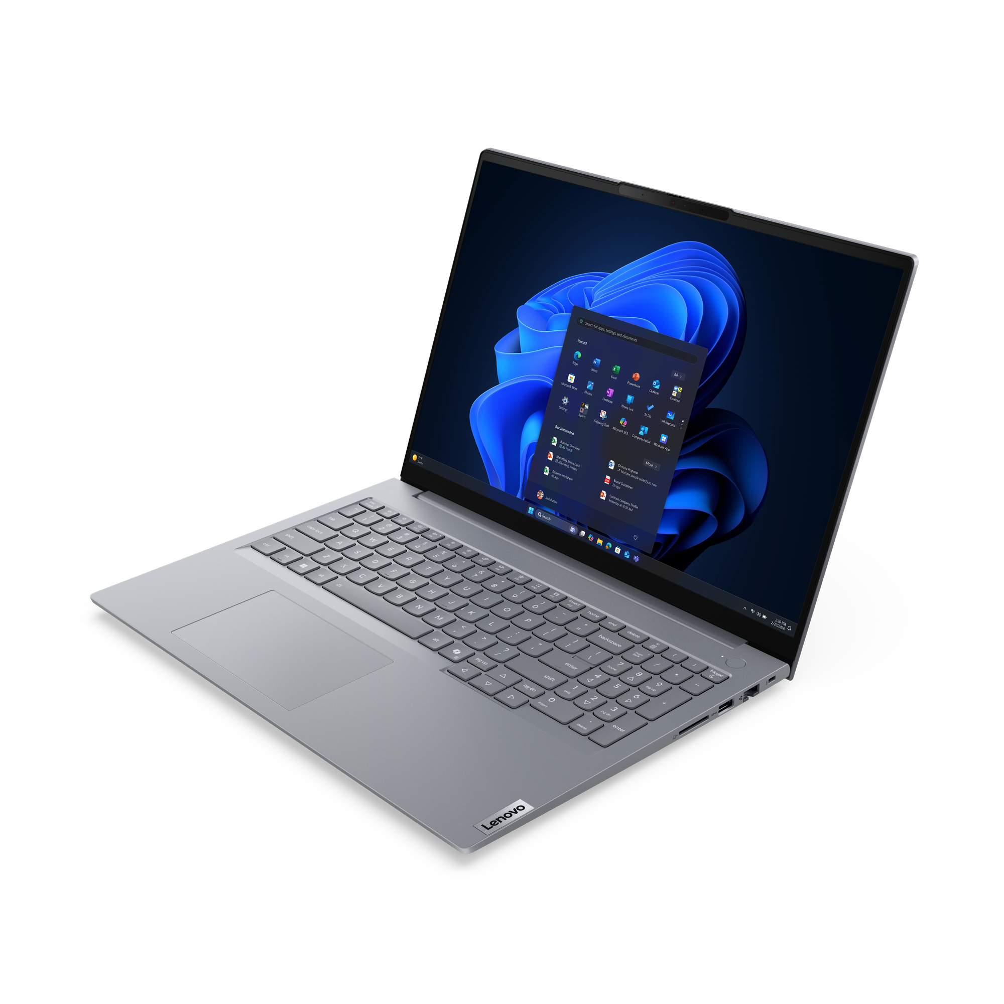 LENOVO ThinkBook 16 G9 AMD Ryzen 7 250 40,64cm 16Zoll WUXGA 32GB 1TB SSD UMA W11P No WWAN AI PC Arctic Grey TopSeller