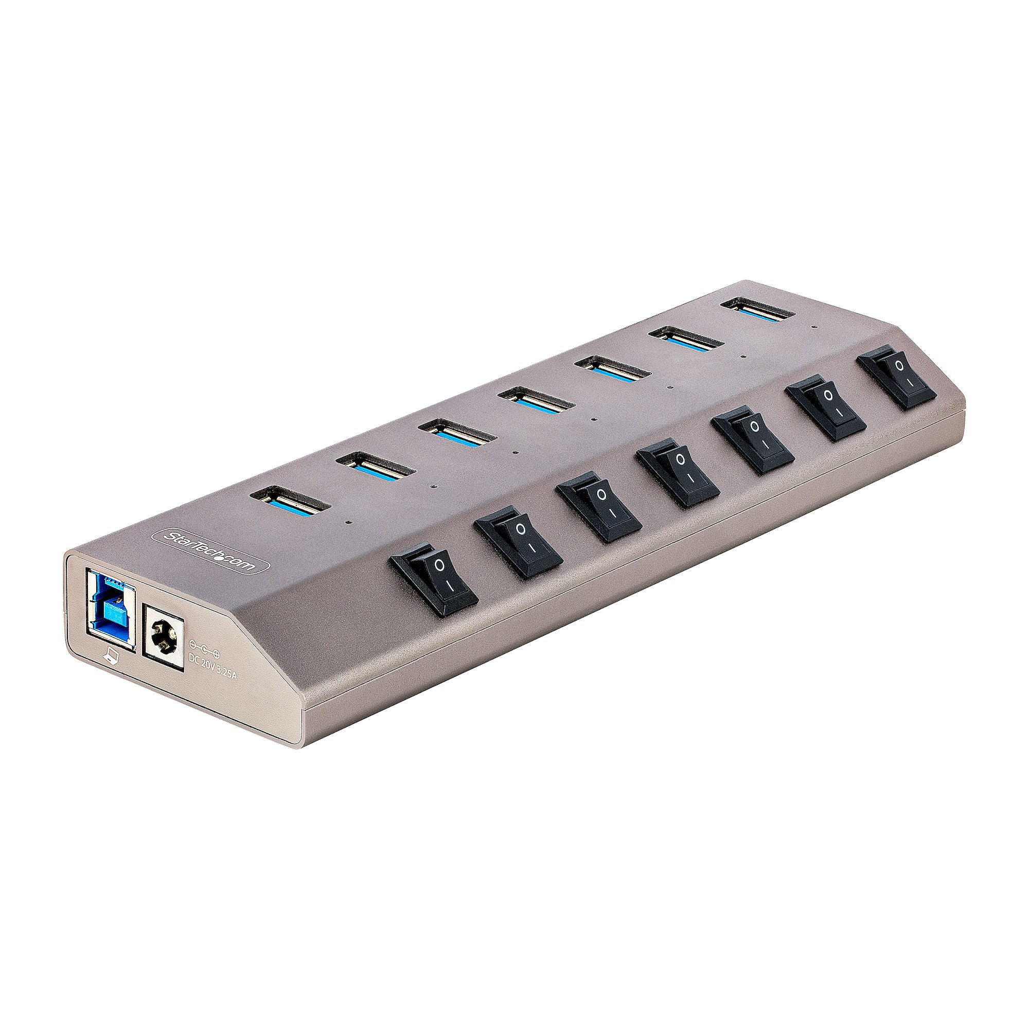 7-PT USB HUB W/ON/OFF SWITCHES WITH INDIVIDUAL ON/OFF SWITCHES