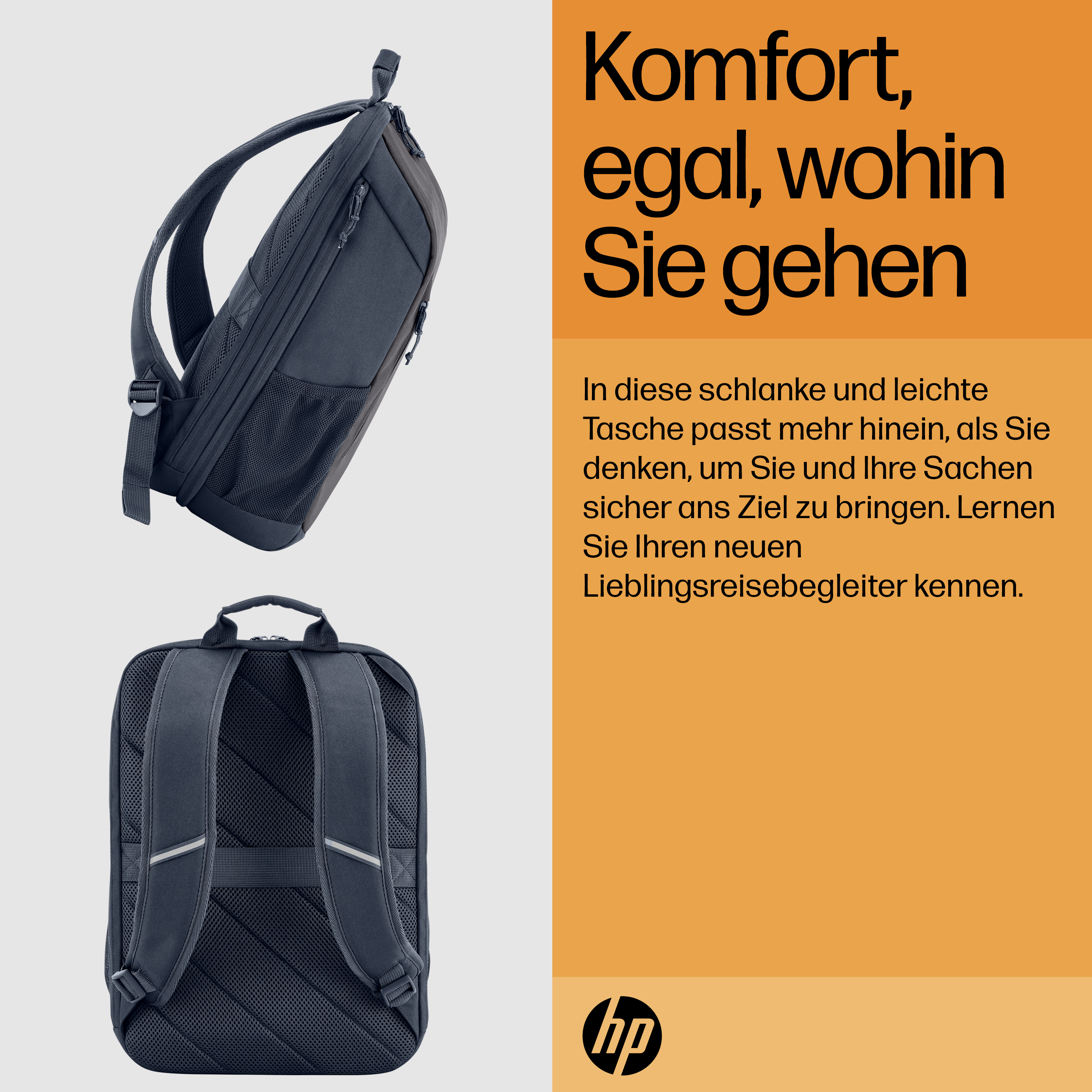 HP Travel - Notebook-Rucksack - 39.6 cm - bis zu 15,6 - 18L