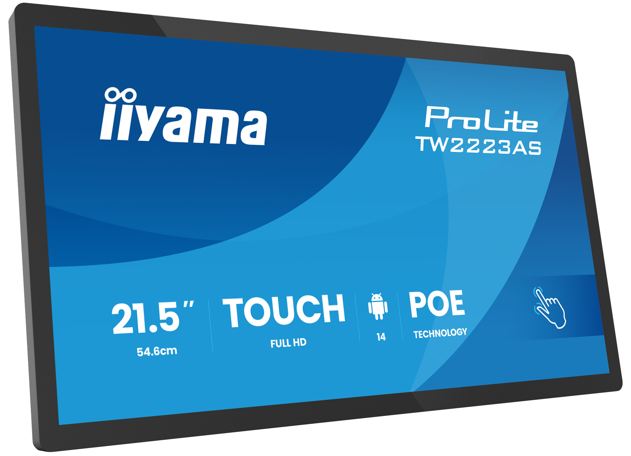 IIYAMA 55.0cm (21,5) TW2223AS-B3P 16:9 M-Touch USBC Android