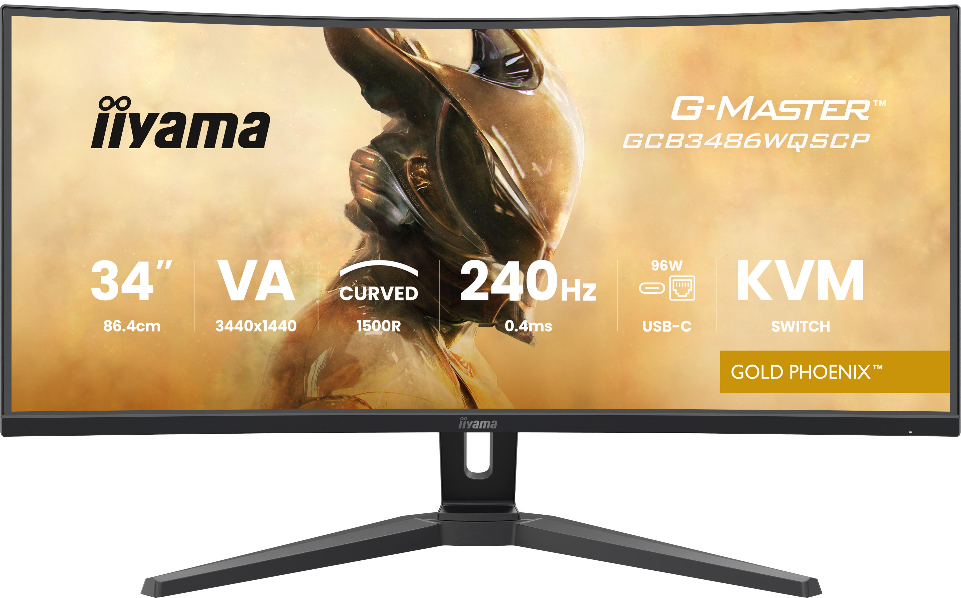 IIYAMA 86.4cm (34) GCB3486WQSCP-B1 21:9 2xHDMi+2xDP+USB-C