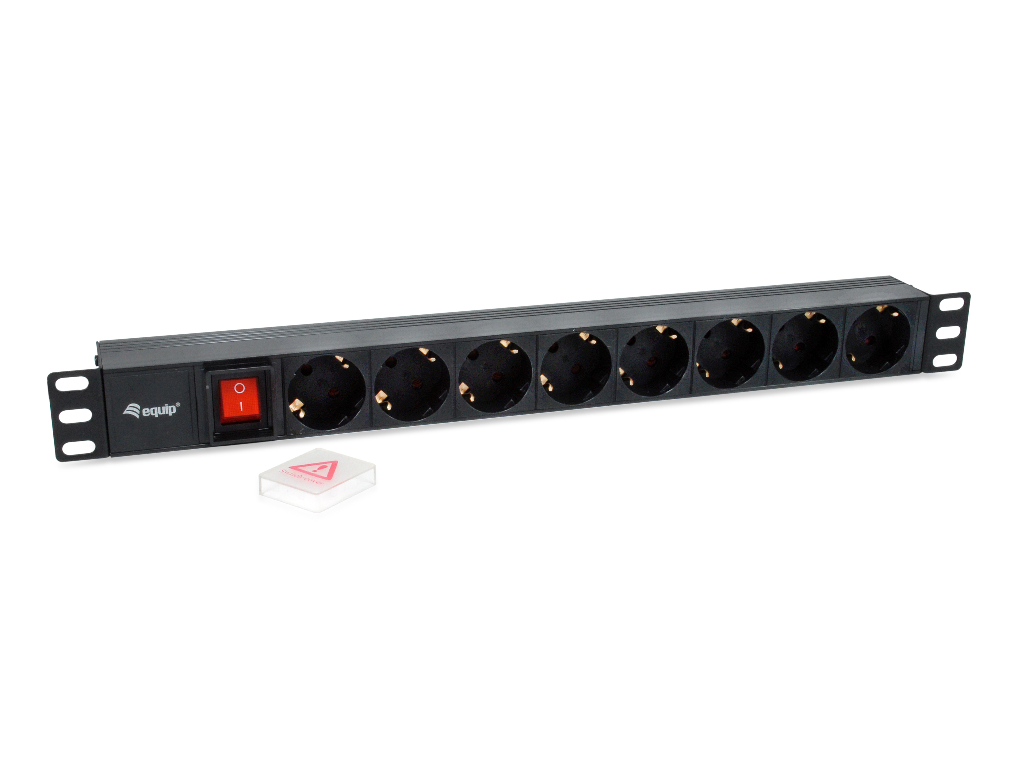 Equip 19 Steckdosenleiste 8xSchuko+Switch->St.IEC320-C14
