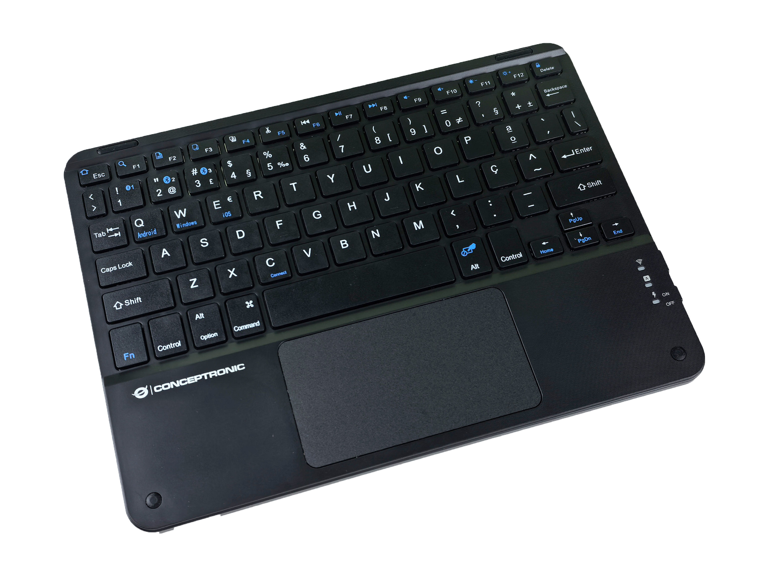 CONCEPTRONIC 10 Wireless Tastatur BT5.4 Layout PT schwarz