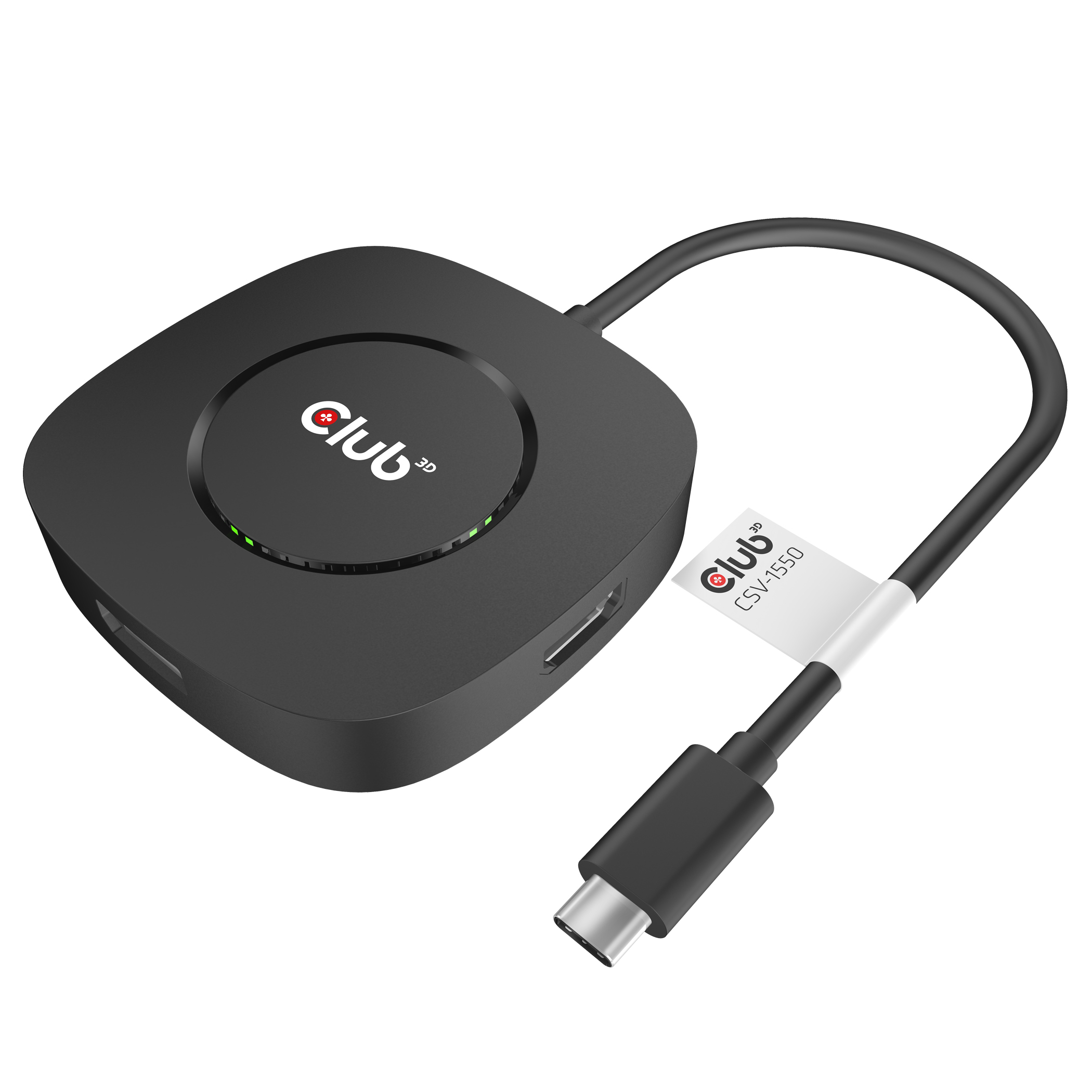 Club3D MST-Hub USB 3.2 Typ C > 3x DisplayPort 1.4 St/Bu retail