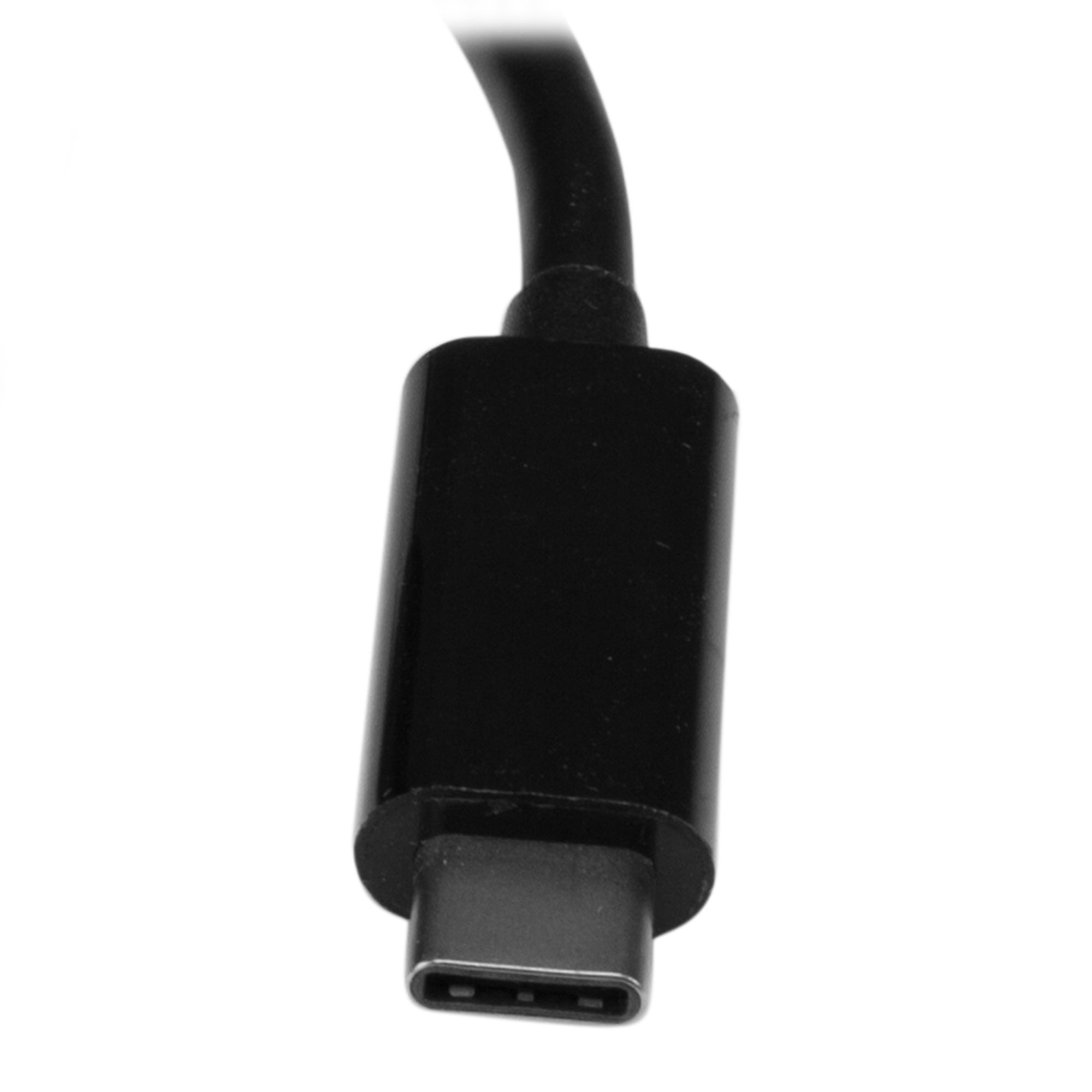 STARTECH.COM USB-C auf Ethernet Adapter mit 3 Port USB 3.0 Hub und Stromversorgung - USB-C GbE Adapter mit USB Hub und 3 USB A Ports